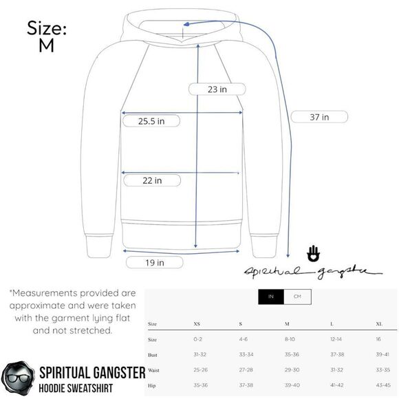 SPIRITUAL
GANGSTER WOMEN’S COTTON GIVE LOVE RAGLAN HOODIE SWEATSHIRT IN BLACK - Picture 9 of 11